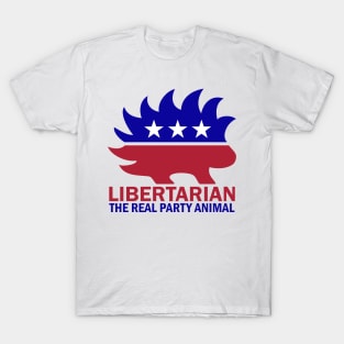 Libertarian - The Real Party Animal T-Shirt